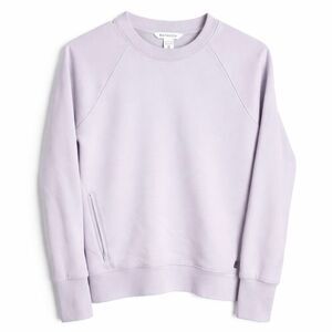 Athleta Minimalist Luxe Sweatshirt Crewneck Modal Blend Lilac Women XS